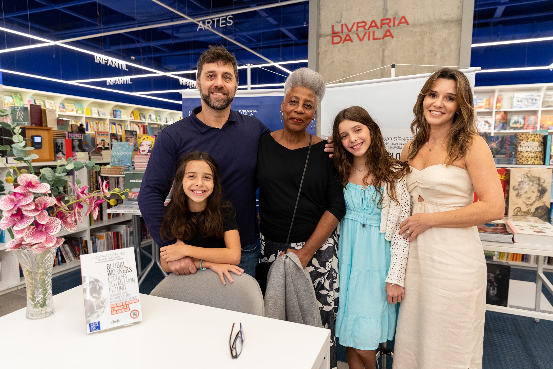 Lançamento do livro — família